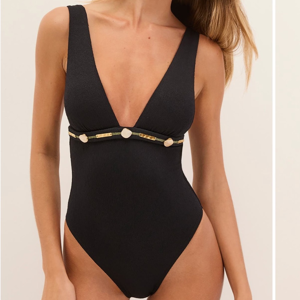 ViX Paula Hermanny Edith One-Piece Swimsuit, SIZE LARGE